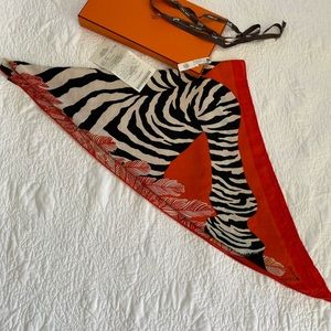 Hermès Zebra Pegasus Scarf
